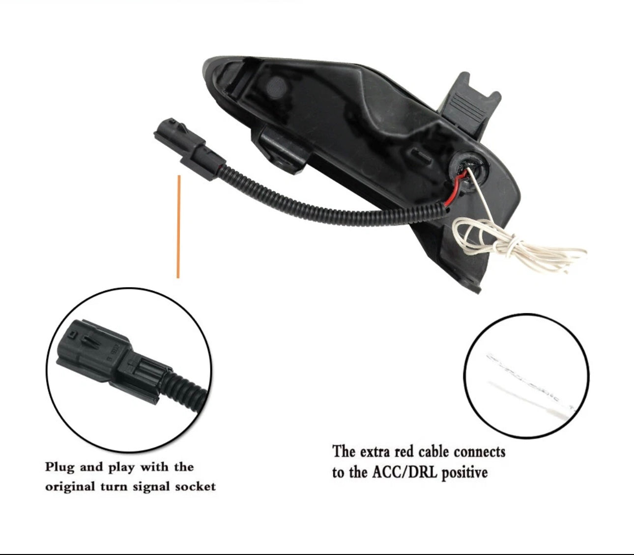 Infiniti Q50 2014-2020 Bumper Turn signals