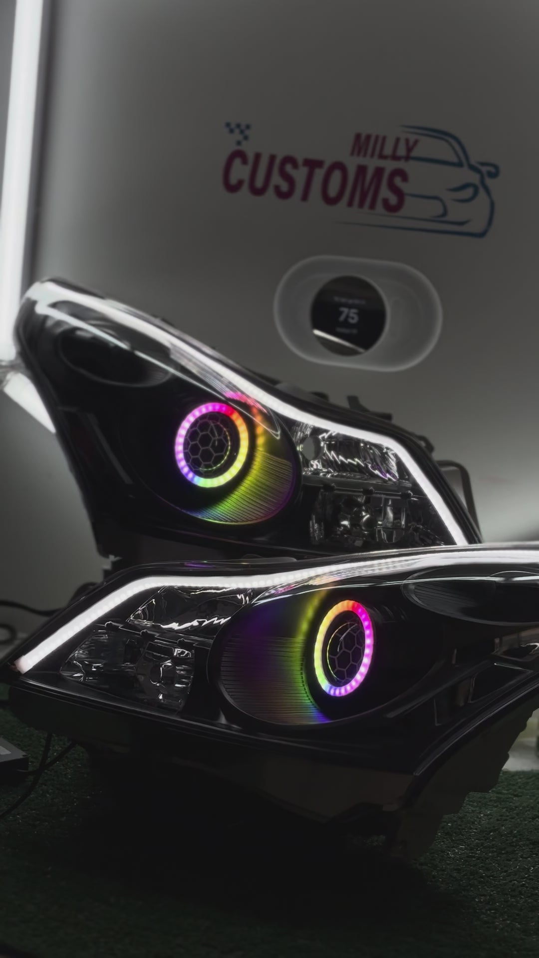 Infiniti G35 2007-2008 Prebuilt Custom Headlights