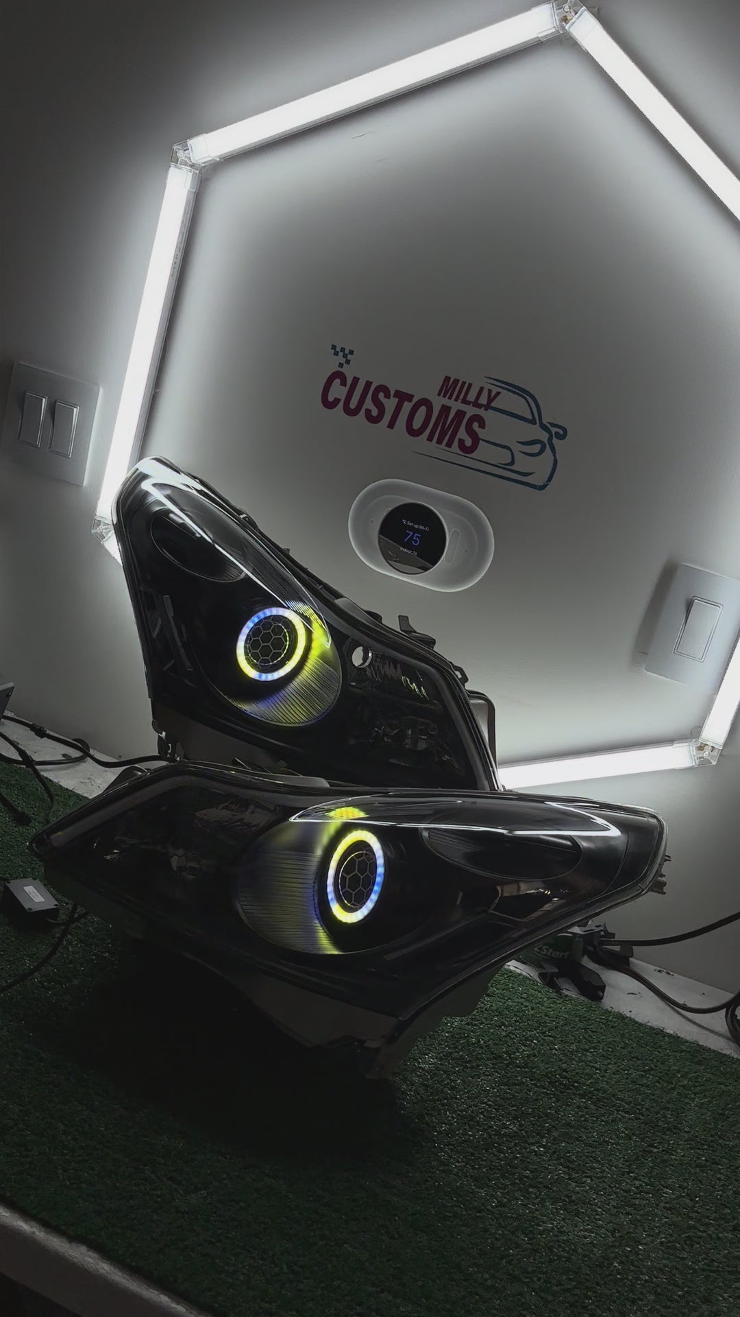 Infiniti G35 2007-2008 Prebuilt Custom Headlights